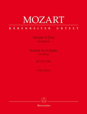 Mozart, Wolfgang Amadeus: Sonate für Klavier A-Dur KV 331 (300i)