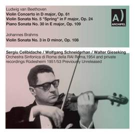 Beethoven & Brahms: Works for Violin & Piano (Live)