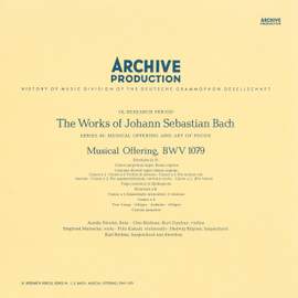 Bach: Musical Offering, BWV 1079