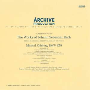 Bach: Musical Offering, BWV 1079 Product Image