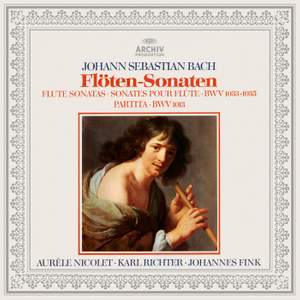 Bach: Partita BWV 1013, Flute Sonatas BWV 1033, 1034 & 1035