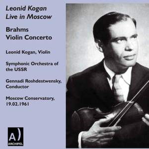 Brahms: Violin Concerto in D Major, Op. 77 (Live)