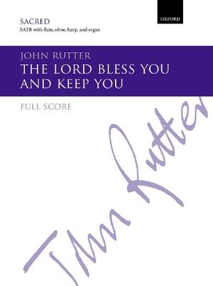 Rutter, John: The Lord bless you and keep you