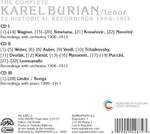 Karel Burian - The Complete Recordings 1906 - 1913 Product Image