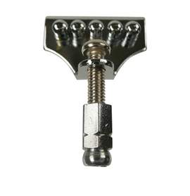 Banjo Tailpiece No Knot Chrome
