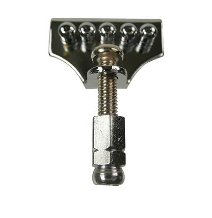 Banjo Tailpiece No Knot Chrome