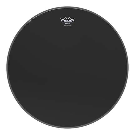 Remo Banjo Head 11in Medium Crown Plastic Black