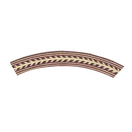 Guitar Rosette Herringbone Brown