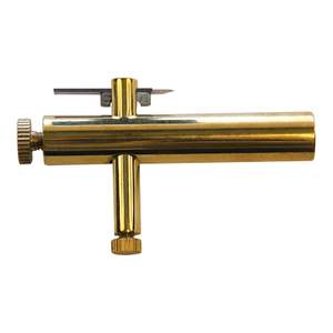 Purfling Cutter Deluxe Brass Small Diameter