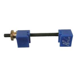 Screw Clamps Violin, Plastic Body, Blue