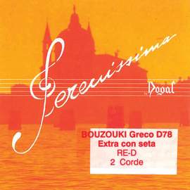 Dogalina Bouzouki String Set Greek Tuning D-A-F-C