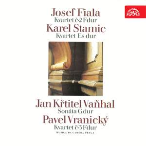 Fiala: Quartet No 2 in F major - Stamic: Quartet in E flat major - Vaňhal: Sonata in G dur major - Vranický: Quartet No. 3 in F major Product Image