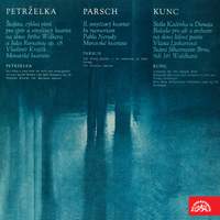 Petrželka: Štafeta - Parsch: String Quartet - Kunc: Stála Kačenka u Dunaja