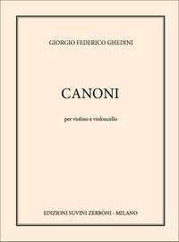 Giorgio Federico Ghedini: Canoni