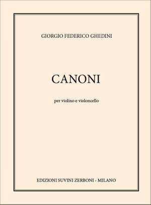 Giorgio Federico Ghedini: Canoni