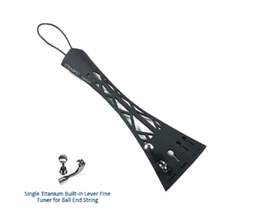 Stradpet Violin Titanium Tailpiece W/tailgut Pro & 1 Tuner