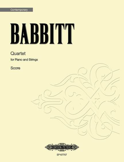 Babbitt, M: Quartet