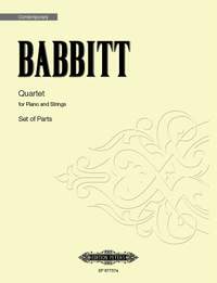 Babbitt, M: Quartet