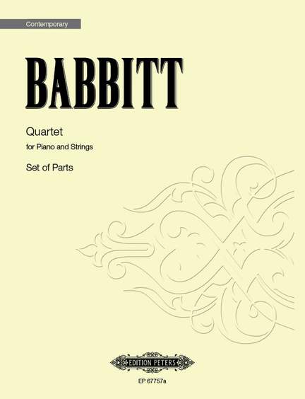 Babbitt, M: Quartet