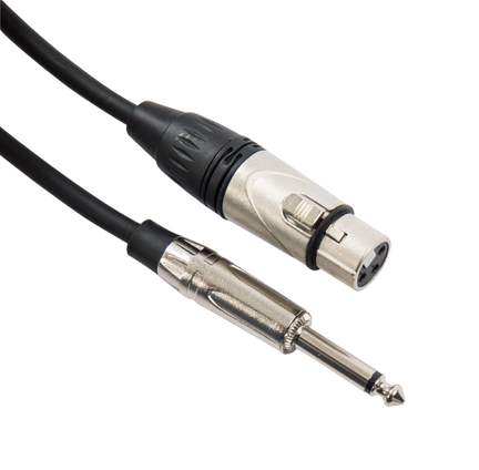 Kinsman Deluxe Mono Microphone Cable ~ 10ft/3m