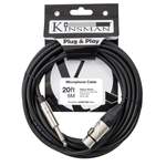 Kinsman Deluxe Mono Microphone Cable ~ 20ft/6m Product Image