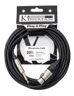 Kinsman Deluxe Mono Microphone Cable ~ 20ft/6m Product Image