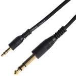 Kinsman Standard Soundcard Cable ~ 3.5mm Stereo/6.35mm Stereo ~ 10ft/3m Product Image