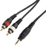 Kinsman Standard Soundcard Cable ~ 3.5mm Stereo/2 x Phono ~ 10ft/3m Product Image