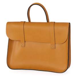 Oxford Traditional leather music case - Autumn tan
