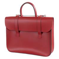 Oxford Traditional leather music case - Red
