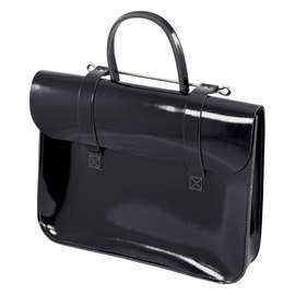 Oxford Traditional leather music case - Polished black