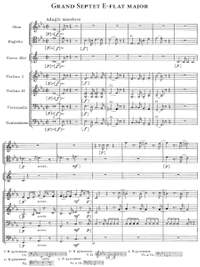 Glinka, Michail Iwanowitsch: Grand Septet in E-flat major for oboe, horn, bassoon, two violins, cello and bass