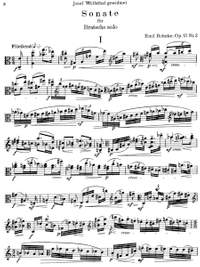 Bohnke, Emil: Sonate op. 13/2 for viola solo