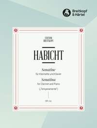 Günter Habicht: Sonatina for Clarinet and Piano “Temperamente”