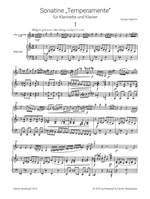 Günter Habicht: Sonatina for Clarinet and Piano “Temperamente” Product Image