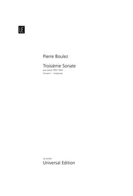 Boulez Pierre: Troisième Sonate: Formant 1: Antiphonie