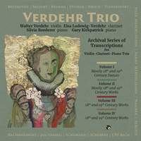 Archival Series of Transcriptions for Violin-Clarinet-Piano Trio