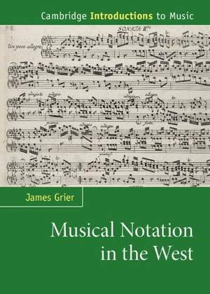 Musical Notation in the West