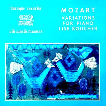 Mozart Variations For Piano