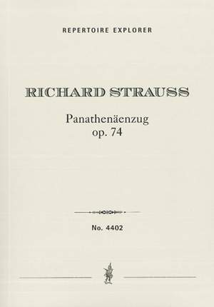 Strauss, Richard: Panathenäenzug Op. 74, symphonic studies in the form of a Passacaglia for piano (left hand) and orchestra