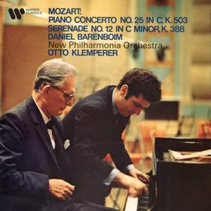Mozart: Piano Concerto No. 25, K. 503 & Serenade No. 12, K. 388