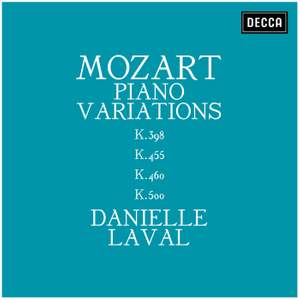 Mozart: Piano Variations K.398, K.455, K.460, K.500