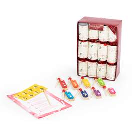 Deluxe musical Christmas crackers with 8 chime bars