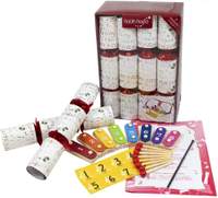 Deluxe musical Christmas crackers with chime bars