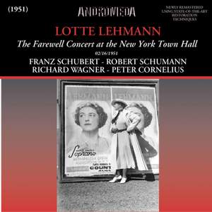 Schubert, Schumann, Wagner & Others: Art Songs (Live)