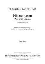 Fagerlund, Sebastian: Autumn Sonata (score) Product Image