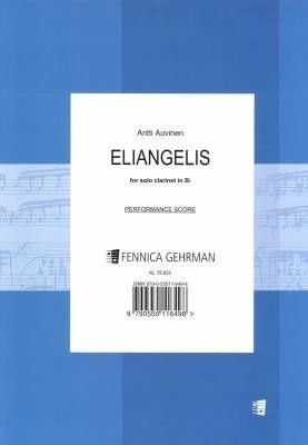 Antti Auvinen: Eliangelis For Solo Clarinet