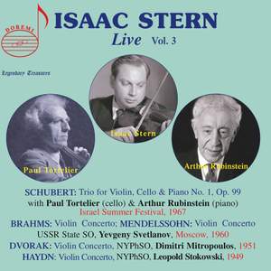 Isaac Stern Live - Vol. 3