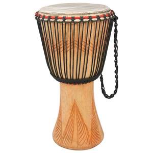 Percussion Plus Honestly Made Ghanaian djembe - rope tuned - 7 inch (head)