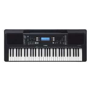 Yamaha Digital Keyboard PSR-E373 Black Product Image